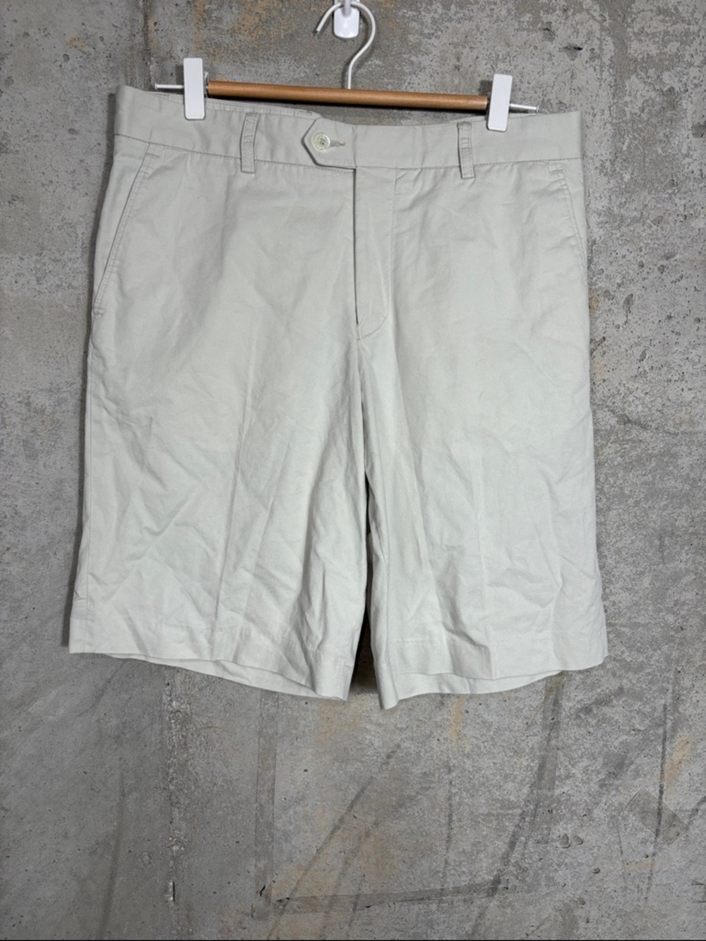Burberry Light Beige Cotton Blend Men's Golf Shorts